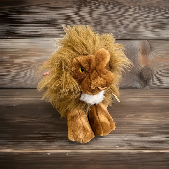 Folkmanis Lion Puppet Full Body Plush Large King 17"‎ Pretend Preowned Tags On - Picture 1 of 9